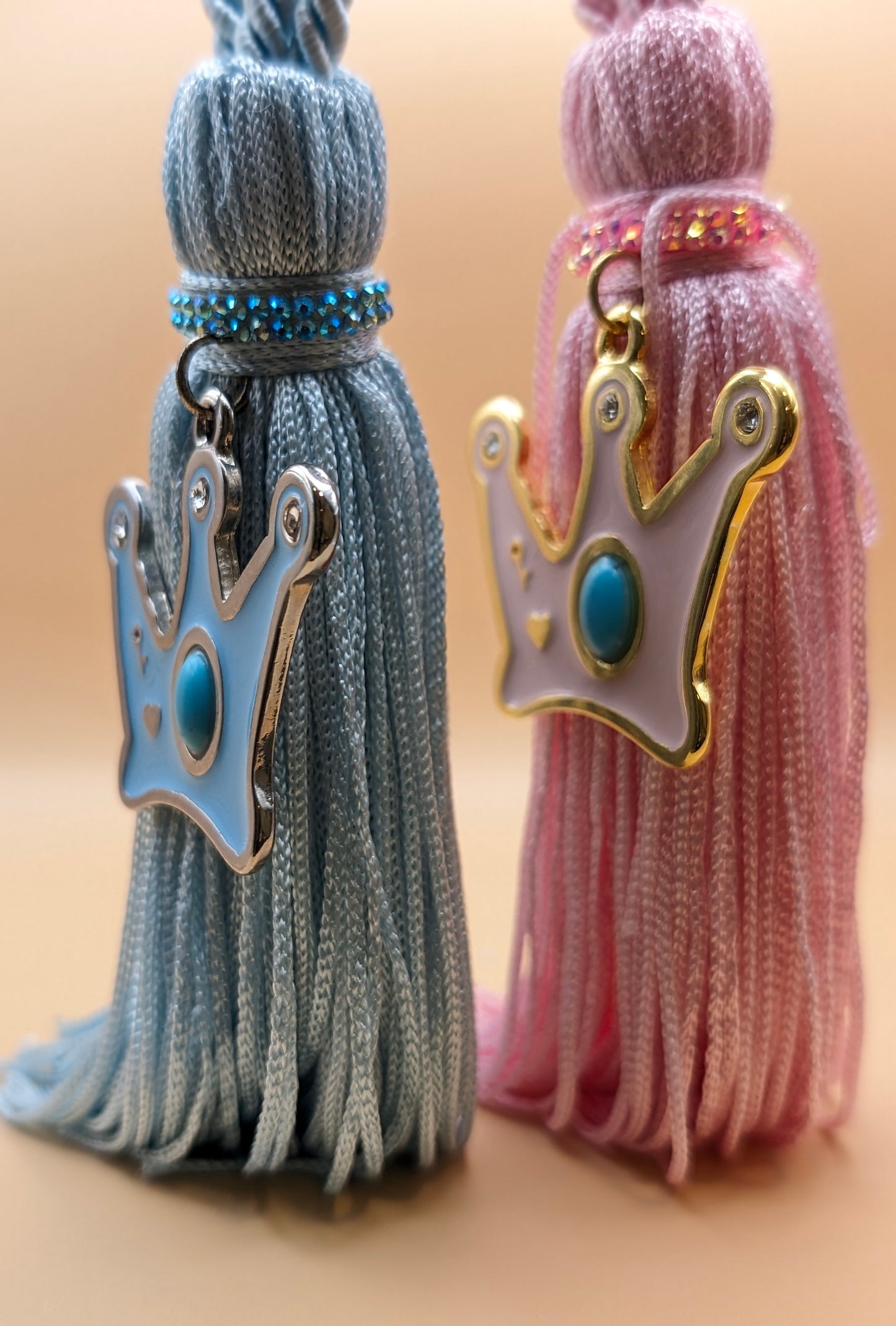 Pink tassel charm