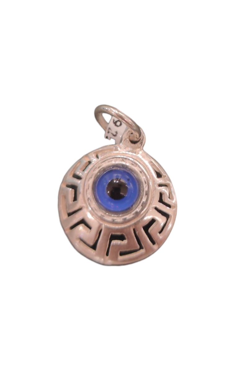 Evil Eye with Greek design Charm