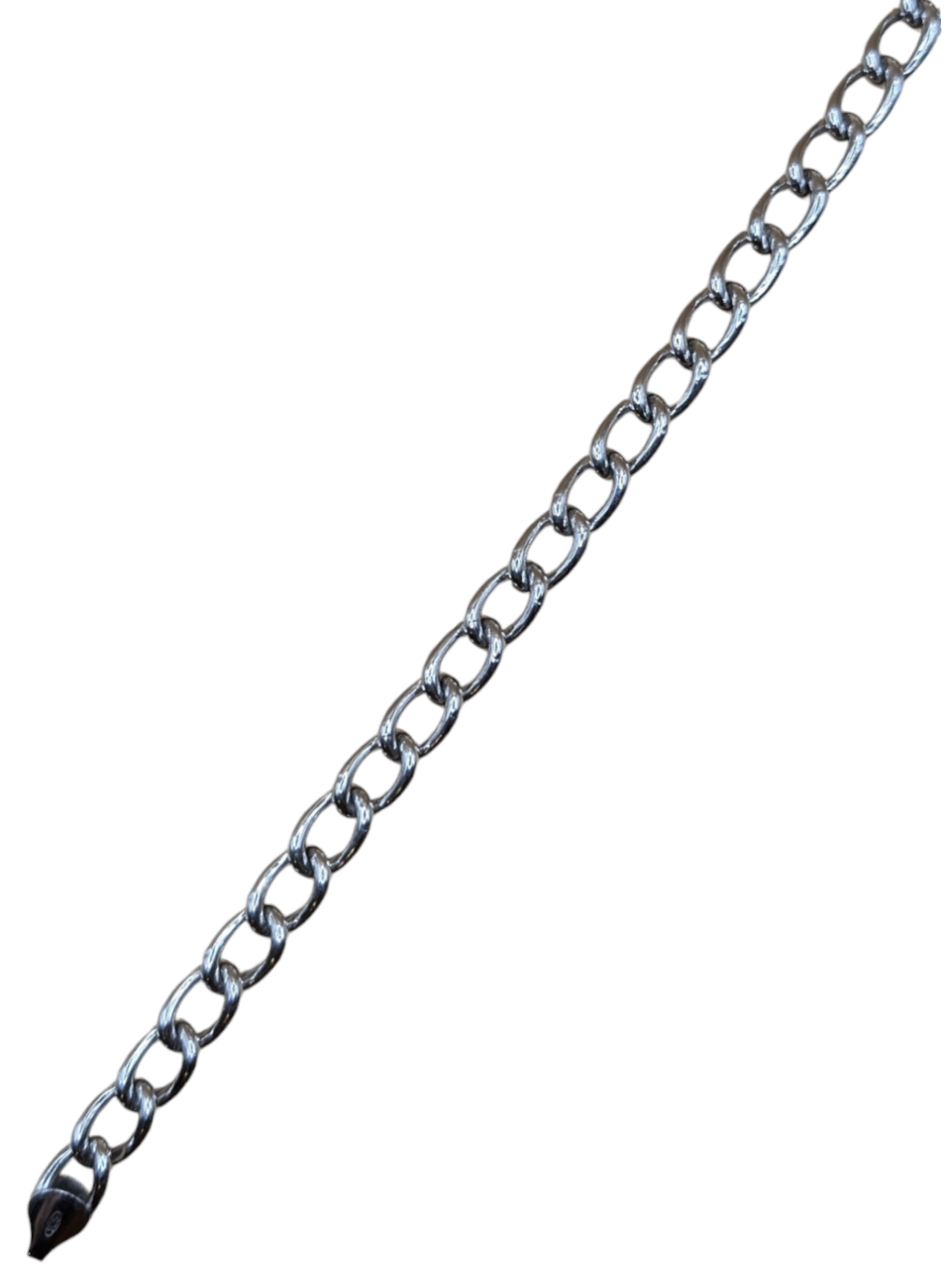 Classic Curb Silver Bracelet