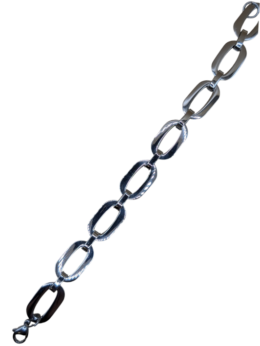 Chain Link Steel Bracelet