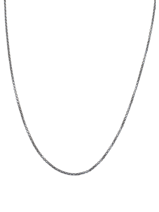 Silver Box Chain Necklace