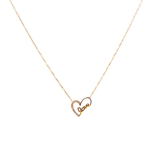 Gold Heart Necklace