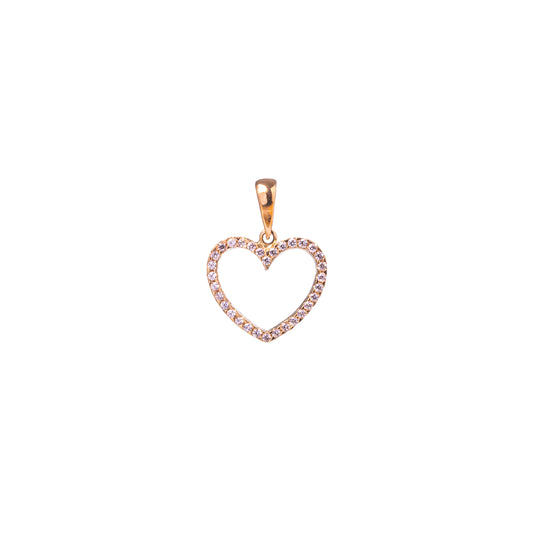 Heart Pendant with Zircon