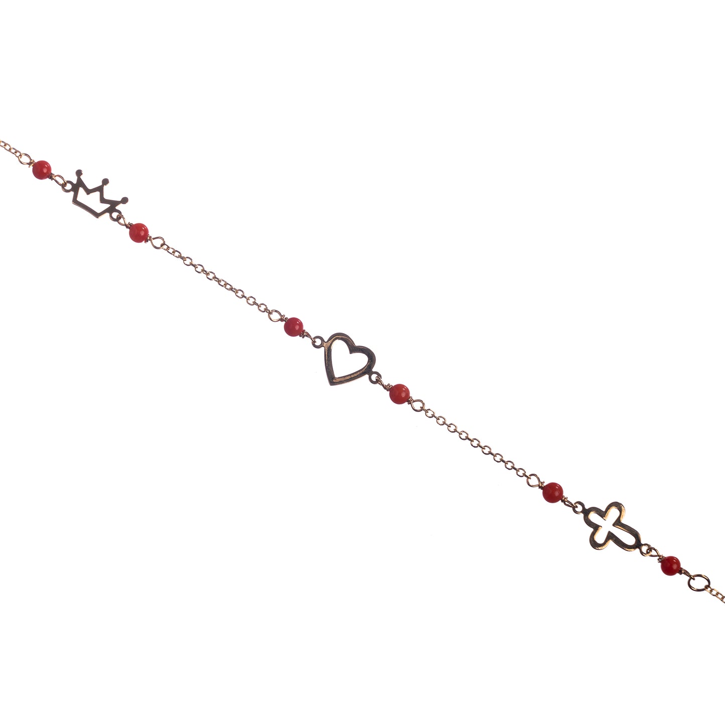 Heart Coral Bracelet